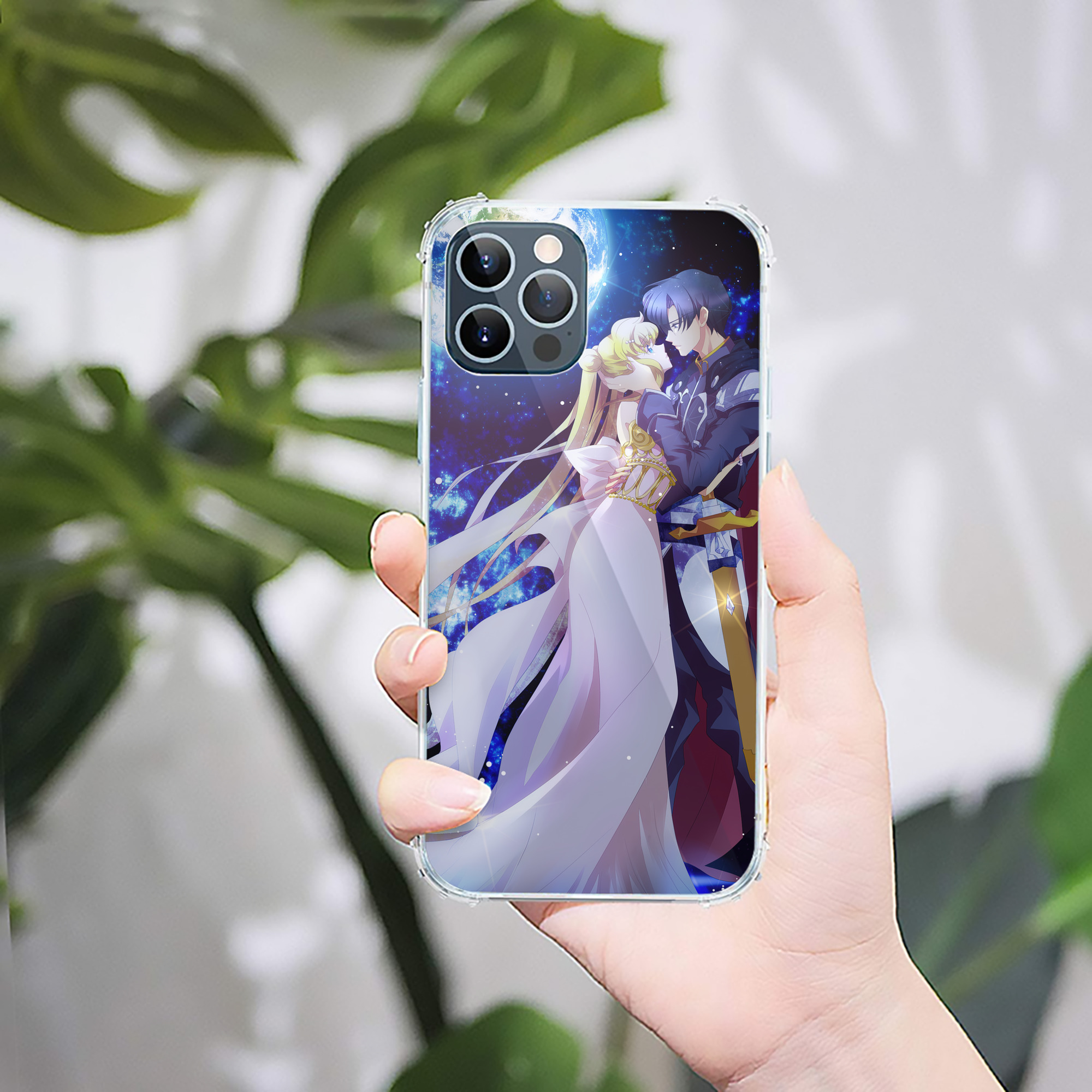 （画像用） 美少女戦士セーラームーン Sailor Moon 【iPhone 12シリーズ対応】透明スマホケース（クリアソフトケース）